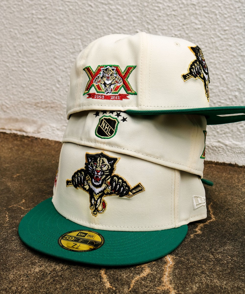 TY MATHIS NEW ERA - Florida Panthers 59FIFTY 20th Anniv. Chrome White/Green