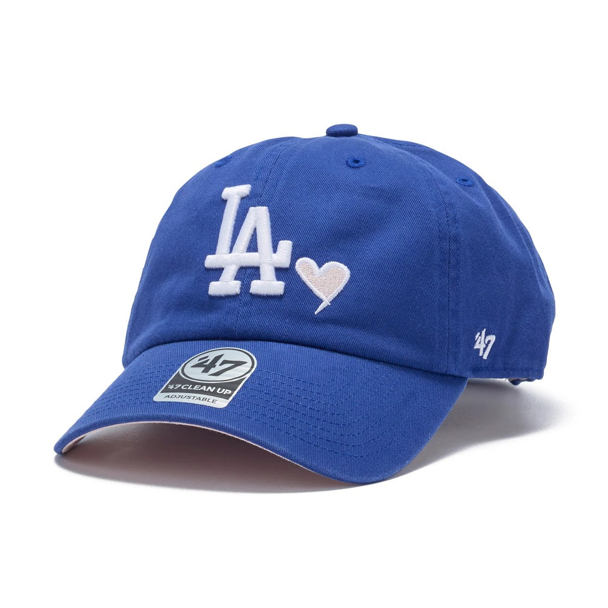 ’47 BRAND Los Angeles Dodgers - CLEAN UP Icon With Heart ROYAL 【14858409 47A B-ICONC12GWS-RY】