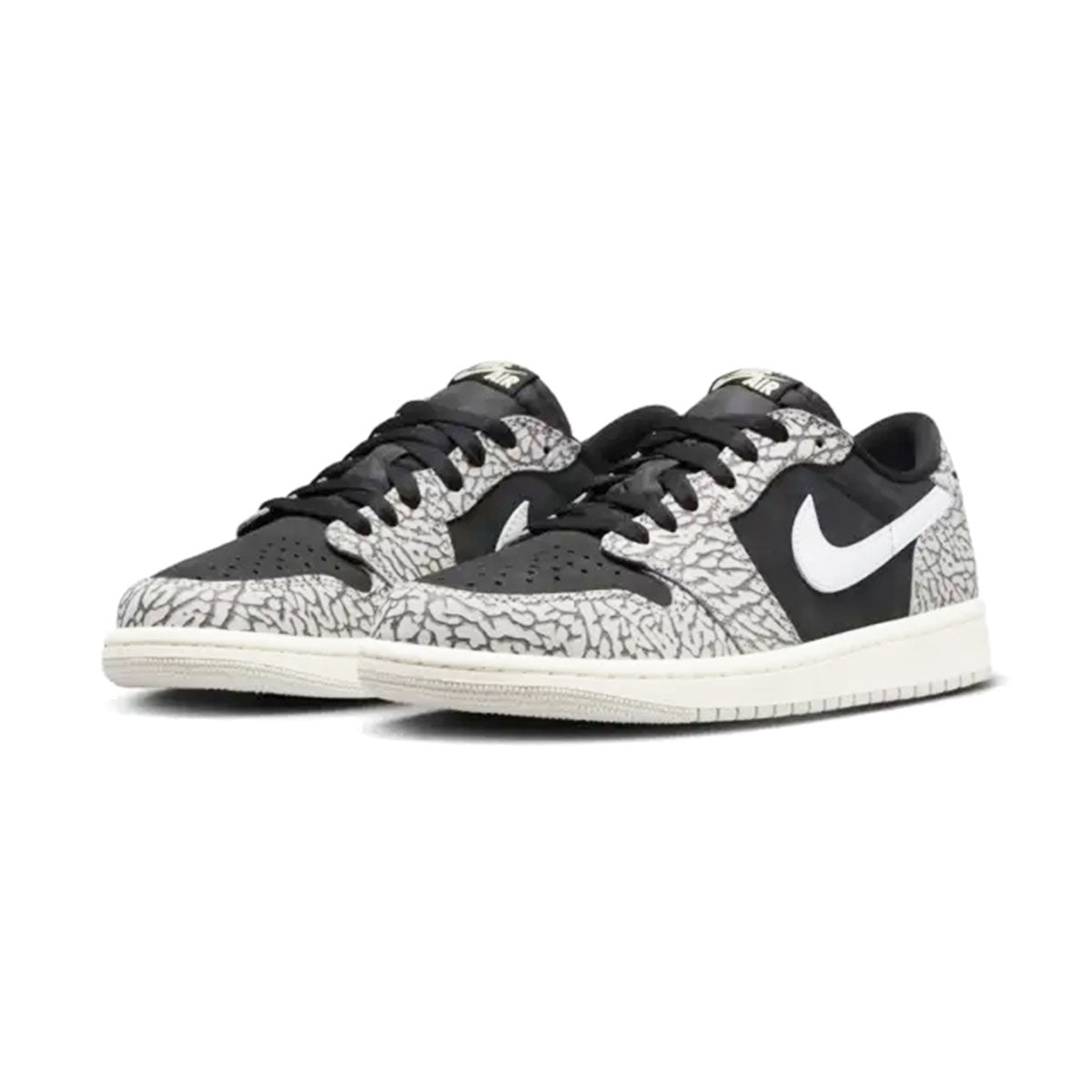 NIKE AIR JORDAN 1 RETRO LOW OG BLACK CEMENT Nike Air Jordan 1 Retro Low OG Black Cement [CZ0790-001] 