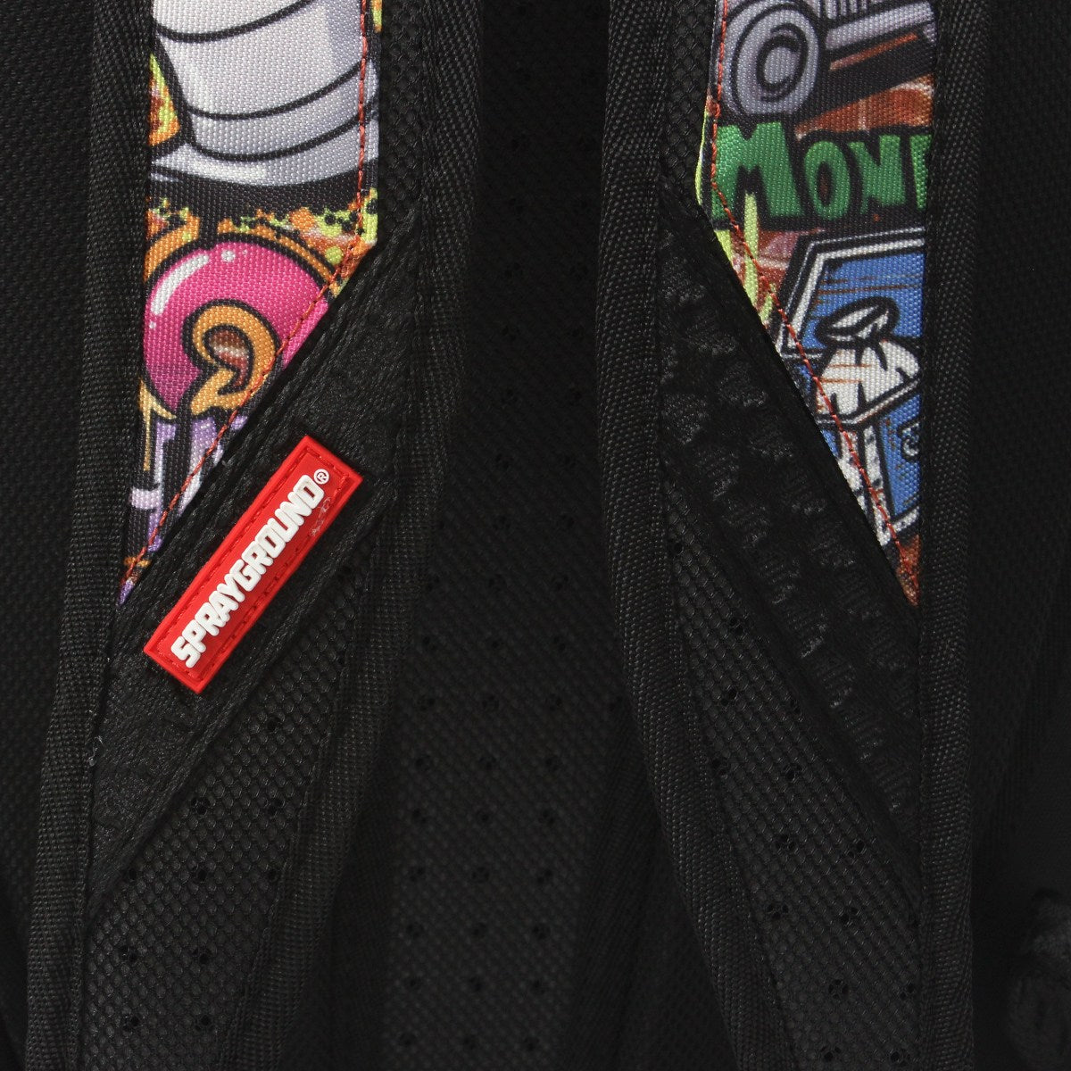 SPRAYGROUND - MONOPOLY MAN GRAFFITI BACKPACK 【B7158】