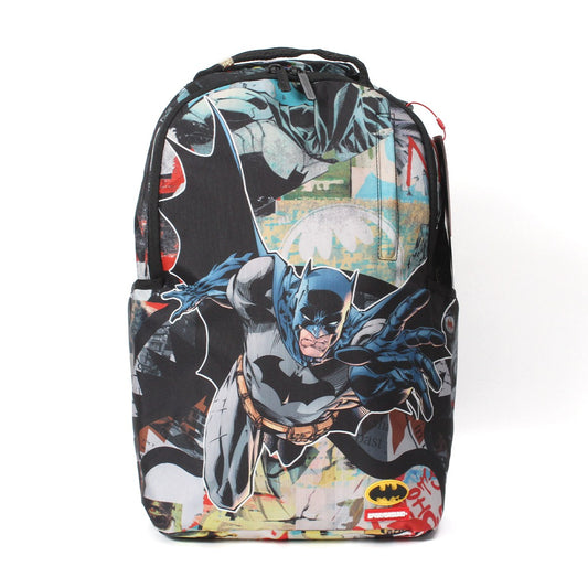 SPRAYGROUND - DC BATMAN COLLAGE SHARK BACKPACK 【B7340】