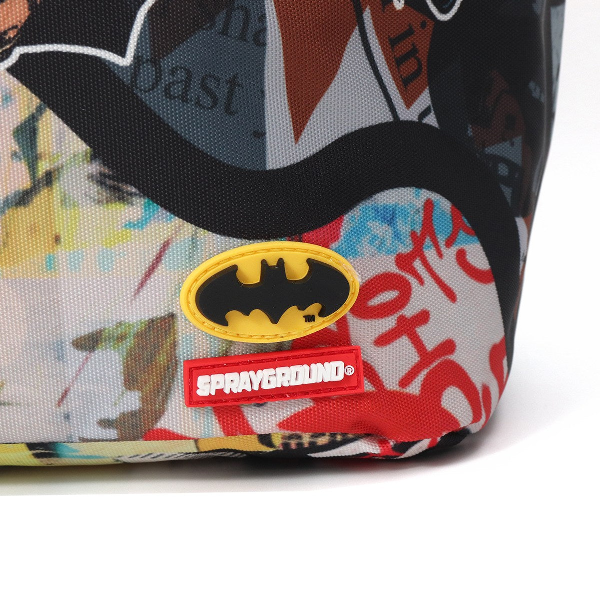 SPRAYGROUND - DC BATMAN COLLAGE SHARK BACKPACK 【B7340】