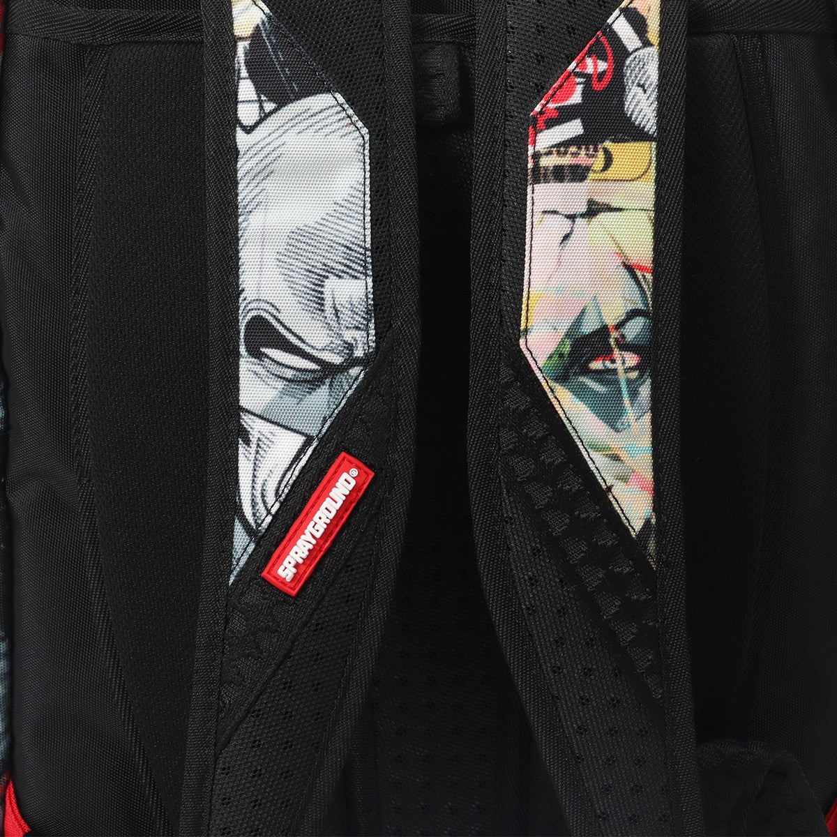 SPRAYGROUND - DC BATMAN COLLAGE SHARK BACKPACK 【B7340】