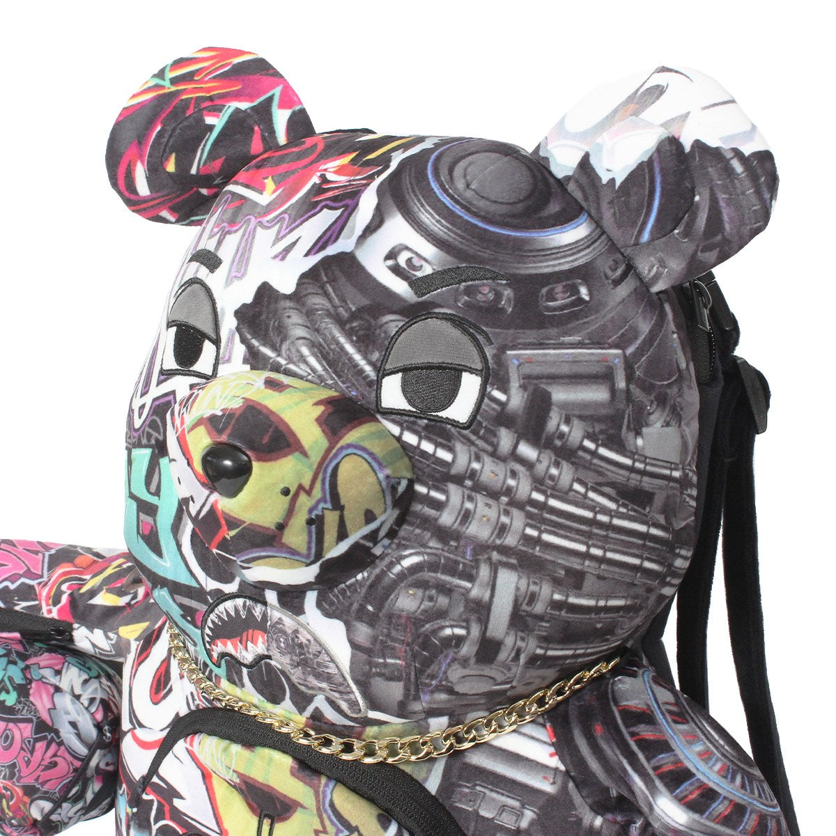 SPRAYGROUND - SPLIT CYBERSHARK MONEYBEAR BACKPACK 【B8052】
