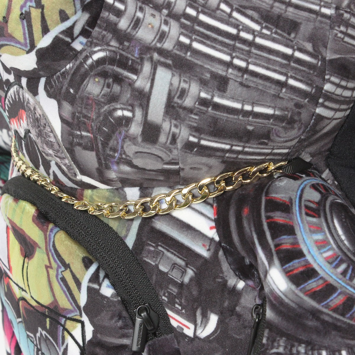 SPRAYGROUND - SPLIT CYBERSHARK MONEYBEAR BACKPACK 【B8052】