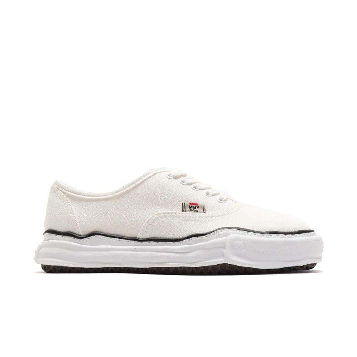 Maison MIHARA YASUHIRO ミハラヤスヒロ BAKER OG sole canvas lowtop sneaker "ベイカー"オリジナルソール キャンバス ローカットスニーカー【A02FW704 WHT】