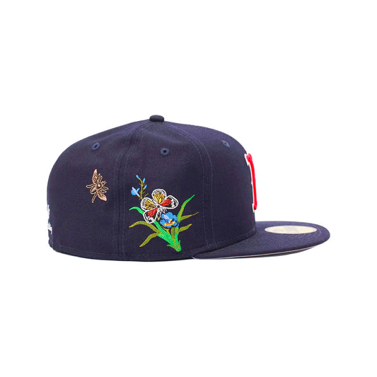 NEW ERA × FELT 波士頓紅襪 - 59FIFTY 蝴蝶花園海軍藍