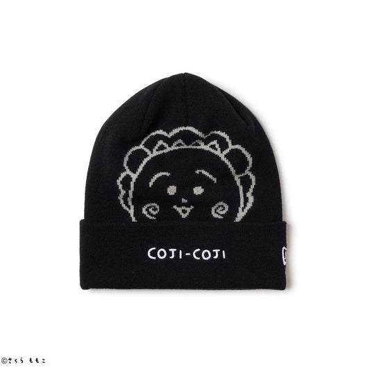 NEW ERA コジコジ - Basic Cuff Knit COJI-COJI Jacquard BLACK 【14693311】