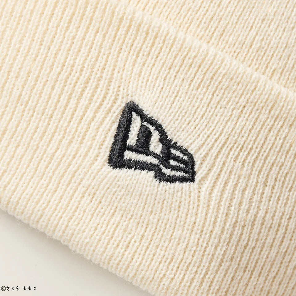 NEW ERA コジコジ - Basic Cuff Knit COJI-COJI Embroidery CHROME/WHITE 【14693312】