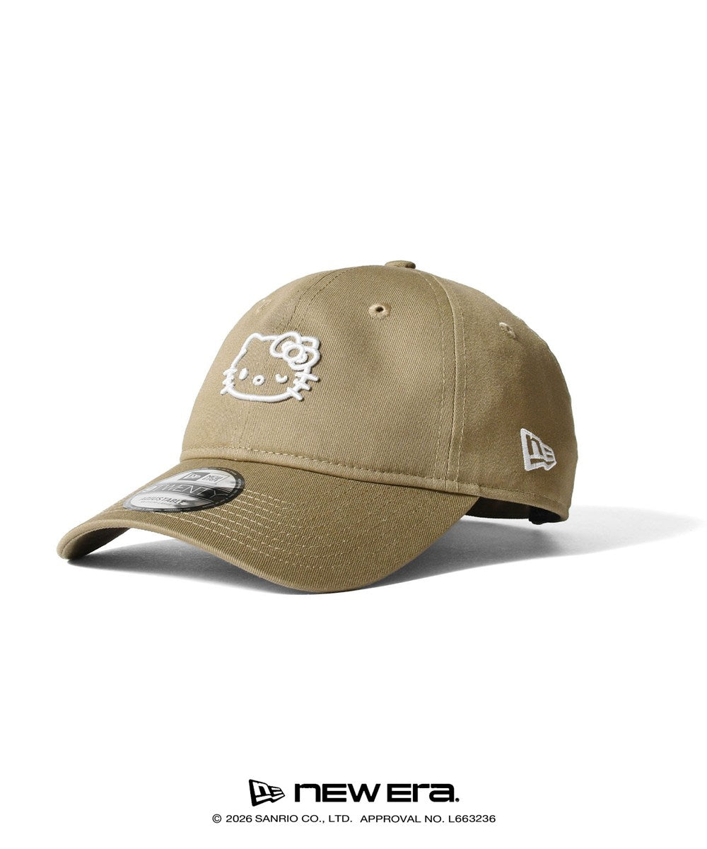 サンリオキャラクターズ×HOMEGAME - HELLO KITTY 3D EMBROIDERY 9TWENTY CAP BEIGE【14961056】