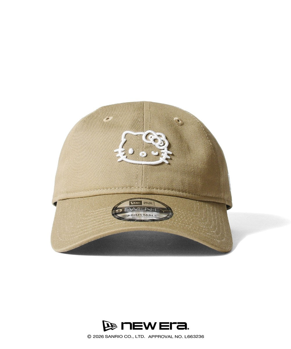 サンリオキャラクターズ×HOMEGAME - HELLO KITTY 3D EMBROIDERY 9TWENTY CAP BEIGE【14961056】
