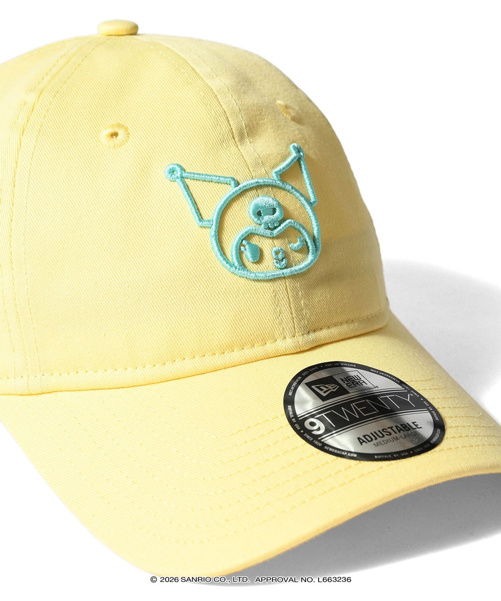 サンリオキャラクターズ×HOMEGAME - KUROMI 3D EMBROIDERY 9TWENTY CAP YELLOW【14961049】