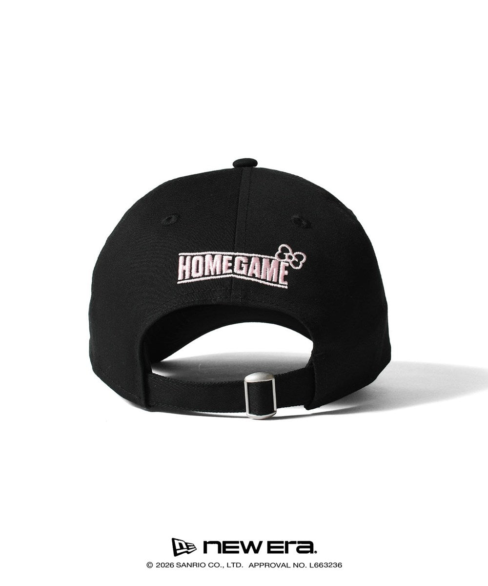 サンリオキャラクターズ×HOMEGAME - MY MELODY 3D EMBROIDERY 9TWENTY CAP BLACK【14961048 】