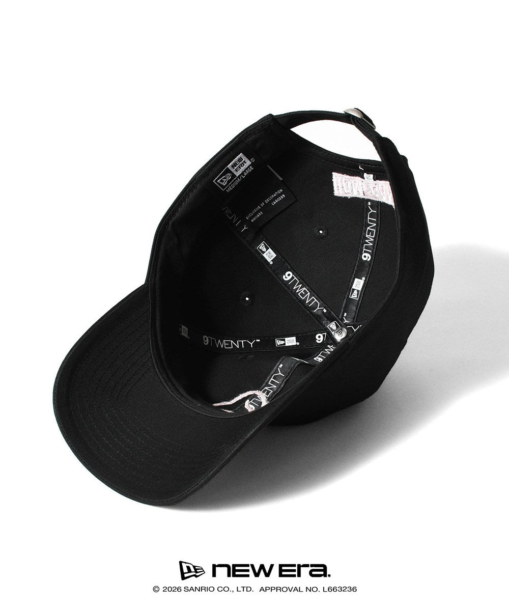 サンリオキャラクターズ×HOMEGAME - MY MELODY 3D EMBROIDERY 9TWENTY CAP BLACK【14961048 】