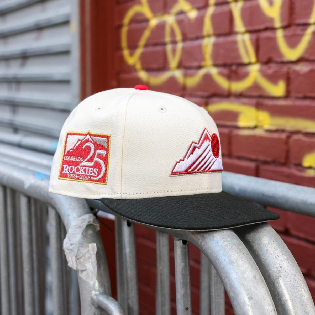 NEW ERA - Colorado Rockies 59Fifty 25th Anniversary Chrome White/Black
