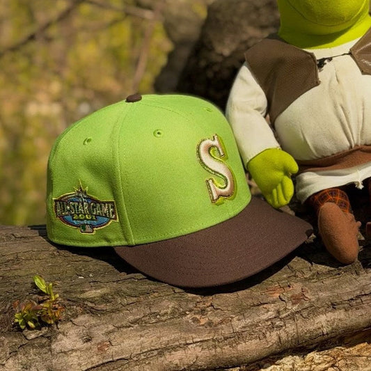 NEW ERA - Seattle Mariners 2001 All Star Game Lime Green/Walnuts
