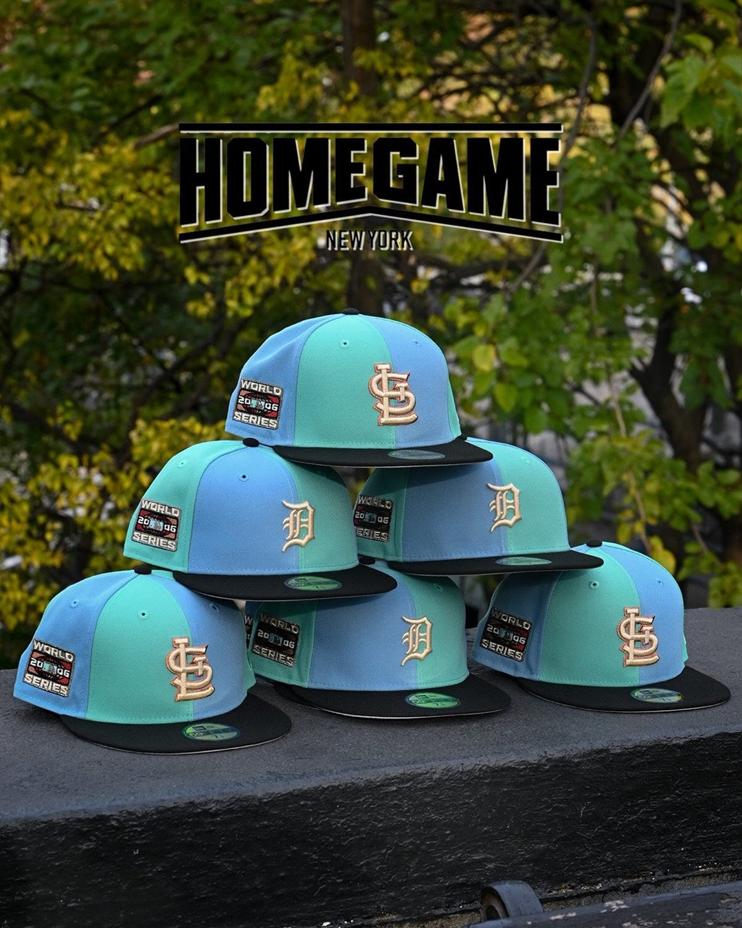 NEW ERA - Detroit Tigers 2006 World Series Light Blue/Turquoise/Black