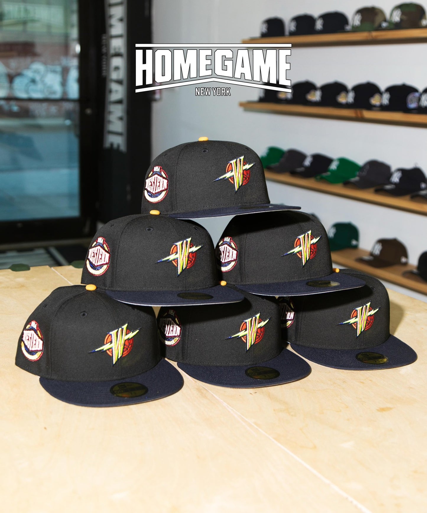NEW ERA - Golden State Warriors NBA Western Conference 59Fifty Black/Navy