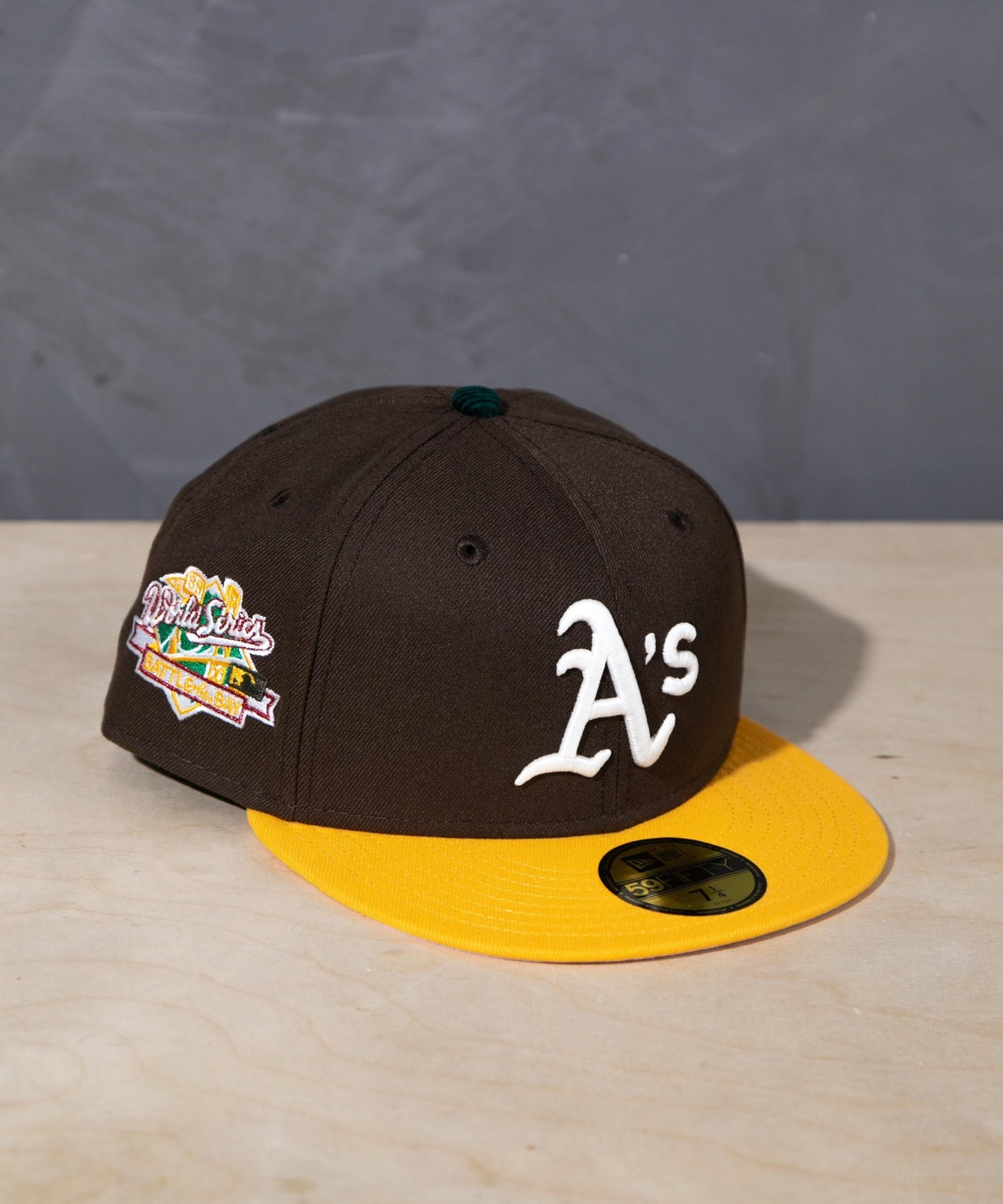 NEW ERA - Oakland Athletics 1989 World Series 59Fifty Brown/Yellow