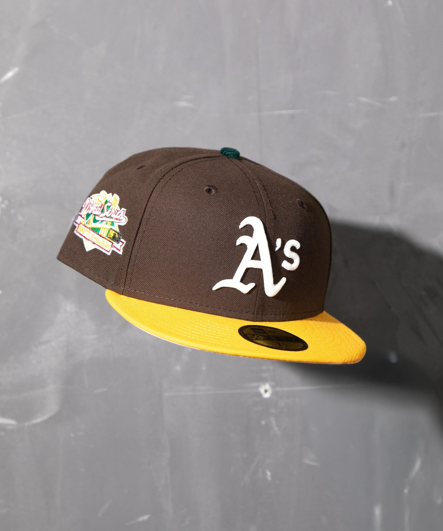 NEW ERA - Oakland Athletics 1989 World Series 59Fifty Brown/Yellow