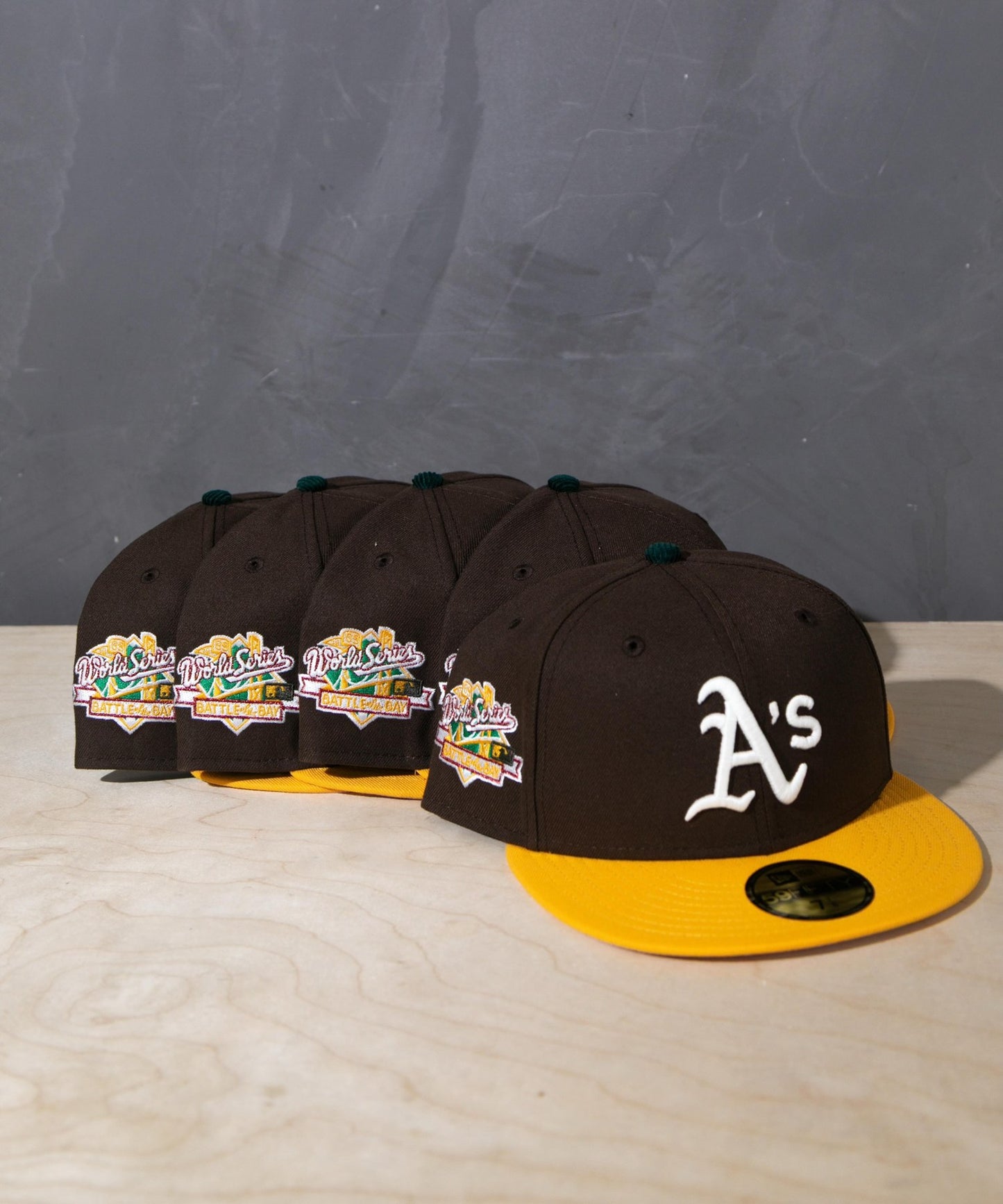 NEW ERA - Oakland Athletics 1989 World Series 59Fifty Brown/Yellow