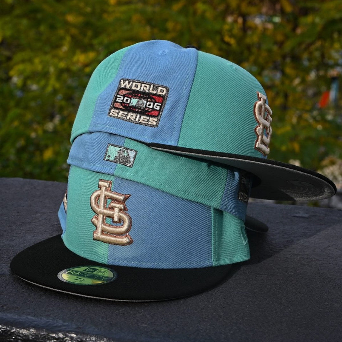NEW ERA - St. Louis Cardinals 59Fifty 2006 World Series Light Blue/Turquoise/Black