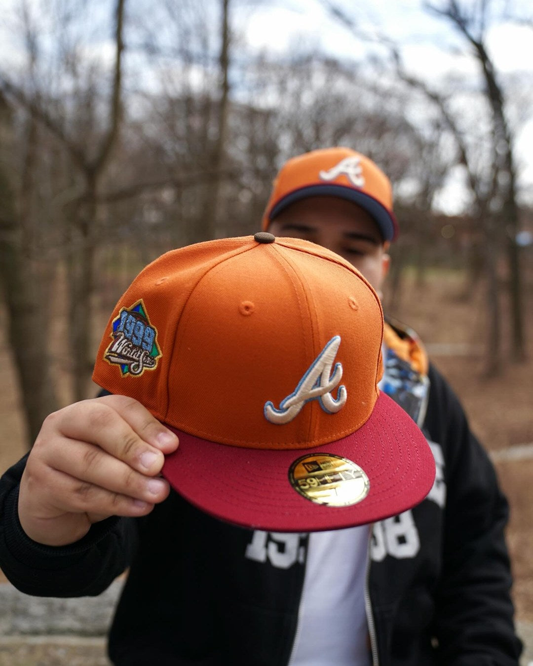 NEW ERA - Atlanta Braves 59Fifty 1999 World Series Rust Orange/Burgundy