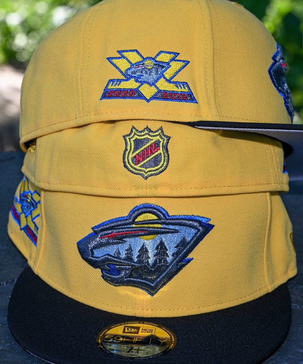 NEW ERA - Minnesota Wilds 15th Anniversary Yellow/Black 59Fifty