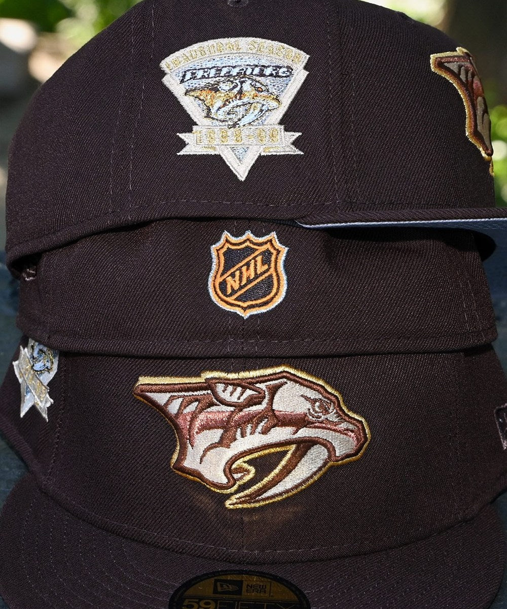 NEW ERA  - Nashville Predators 1998-99 Inaugural Season Walnut 59Fifty