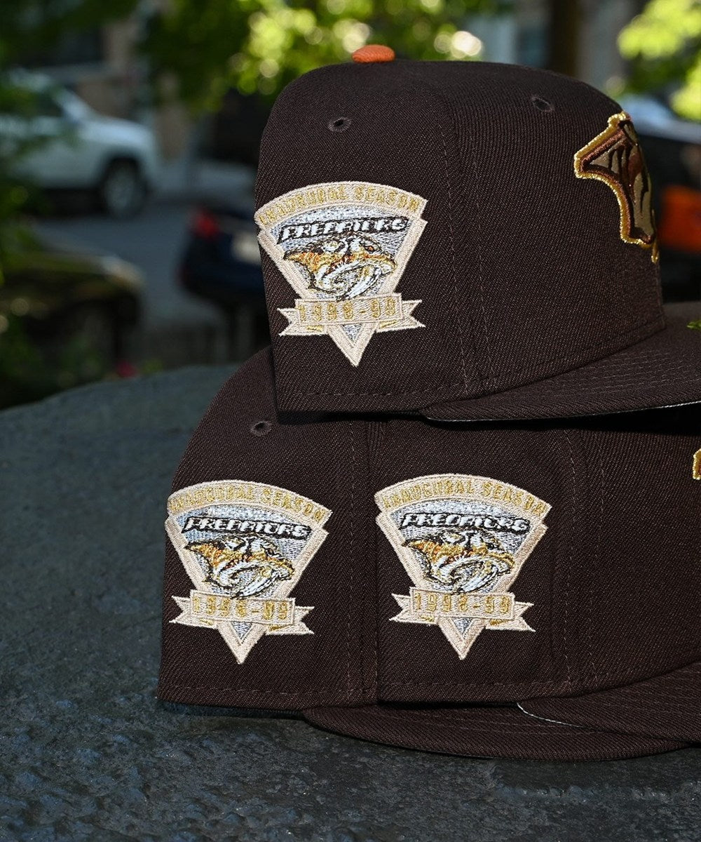 NEW ERA  - Nashville Predators 1998-99 Inaugural Season Walnut 59Fifty