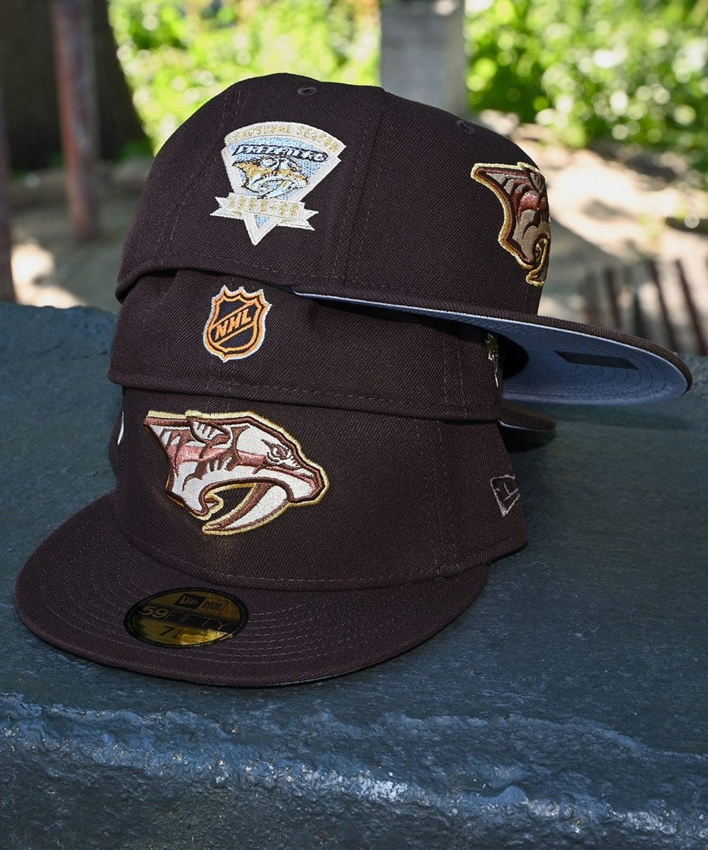 NEW ERA - Nashville Predators 1998-99 Inaugural Season Walnut