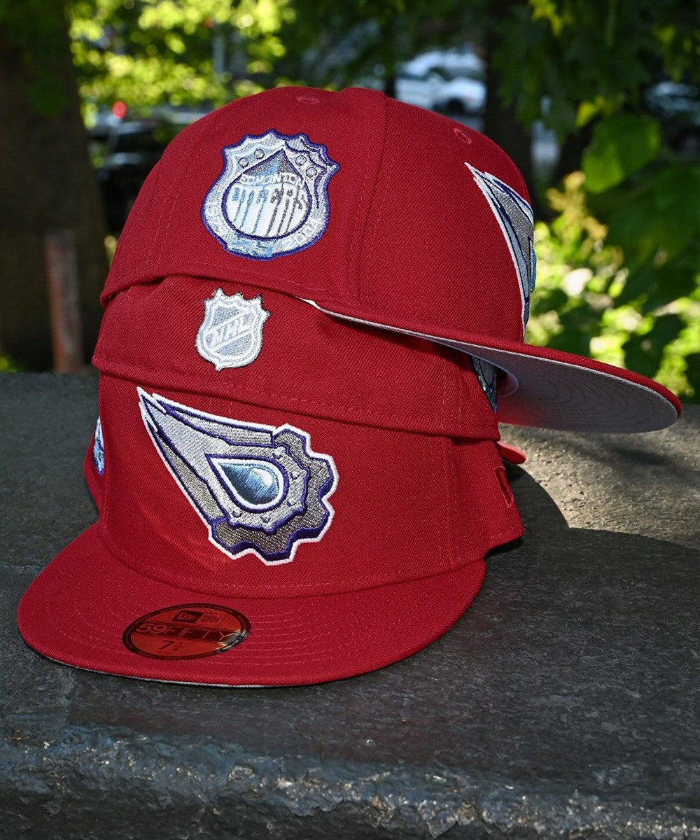 NEW ERA - Edmonton Oilers 25th Anniversary Scarlet Red 59Fifty