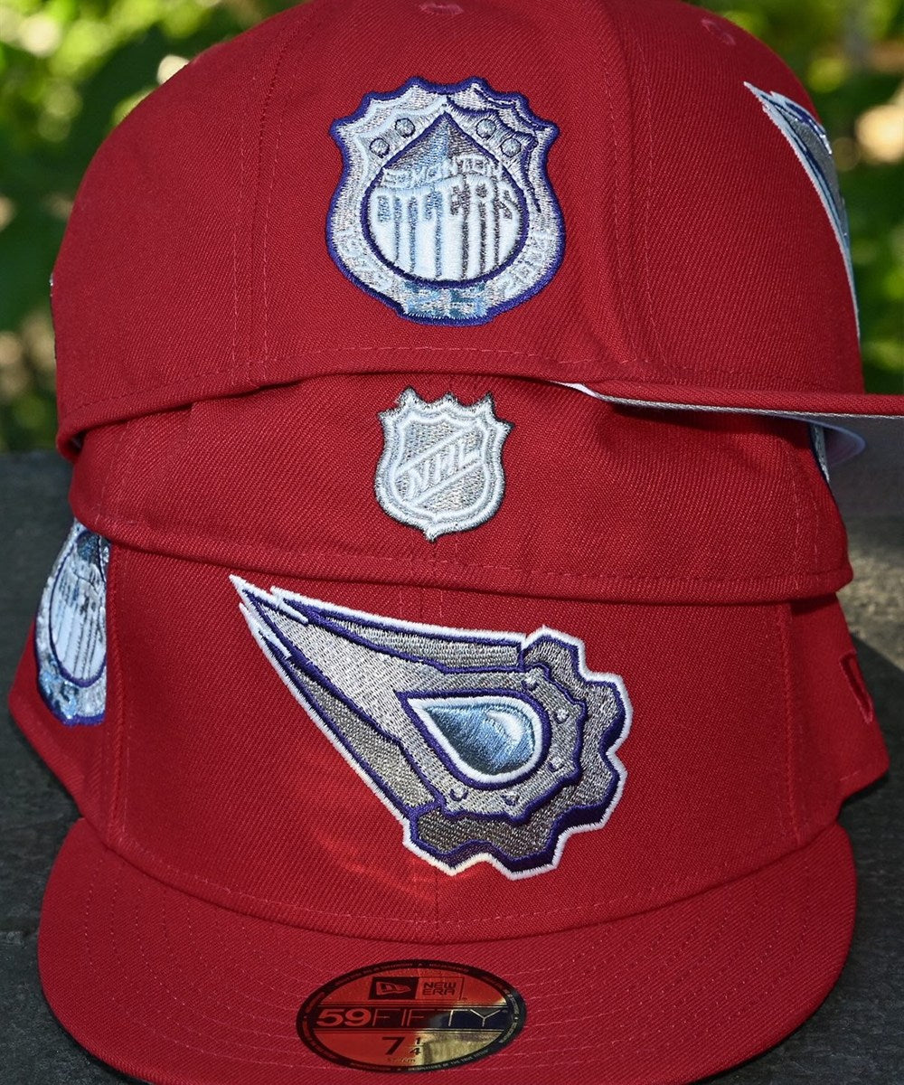 NEW ERA - Edmonton Oilers 25th Anniversary Scarlet Red 59Fifty