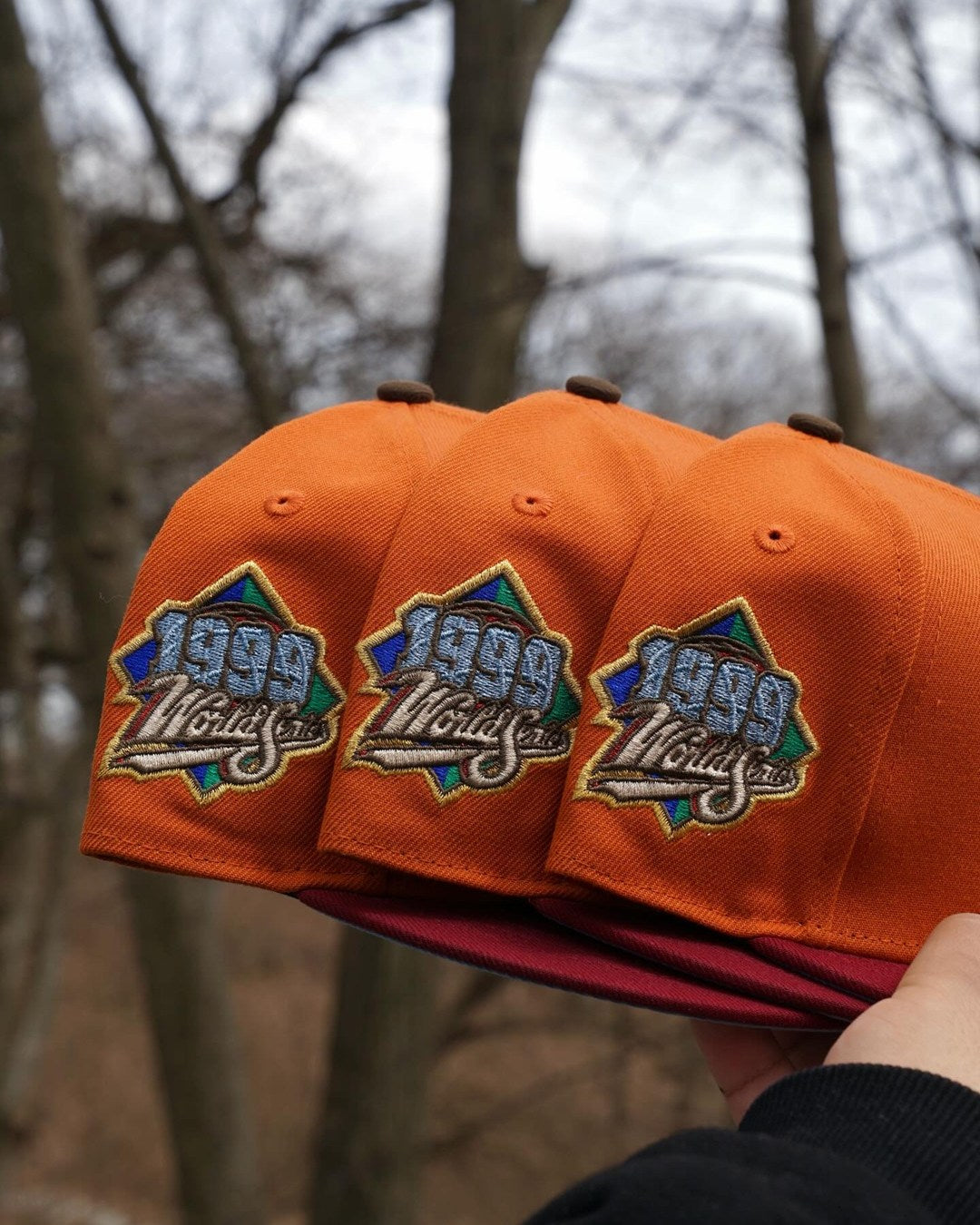 NEW ERA - Atlanta Braves 59Fifty 1999 World Series Rust Orange/Burgundy