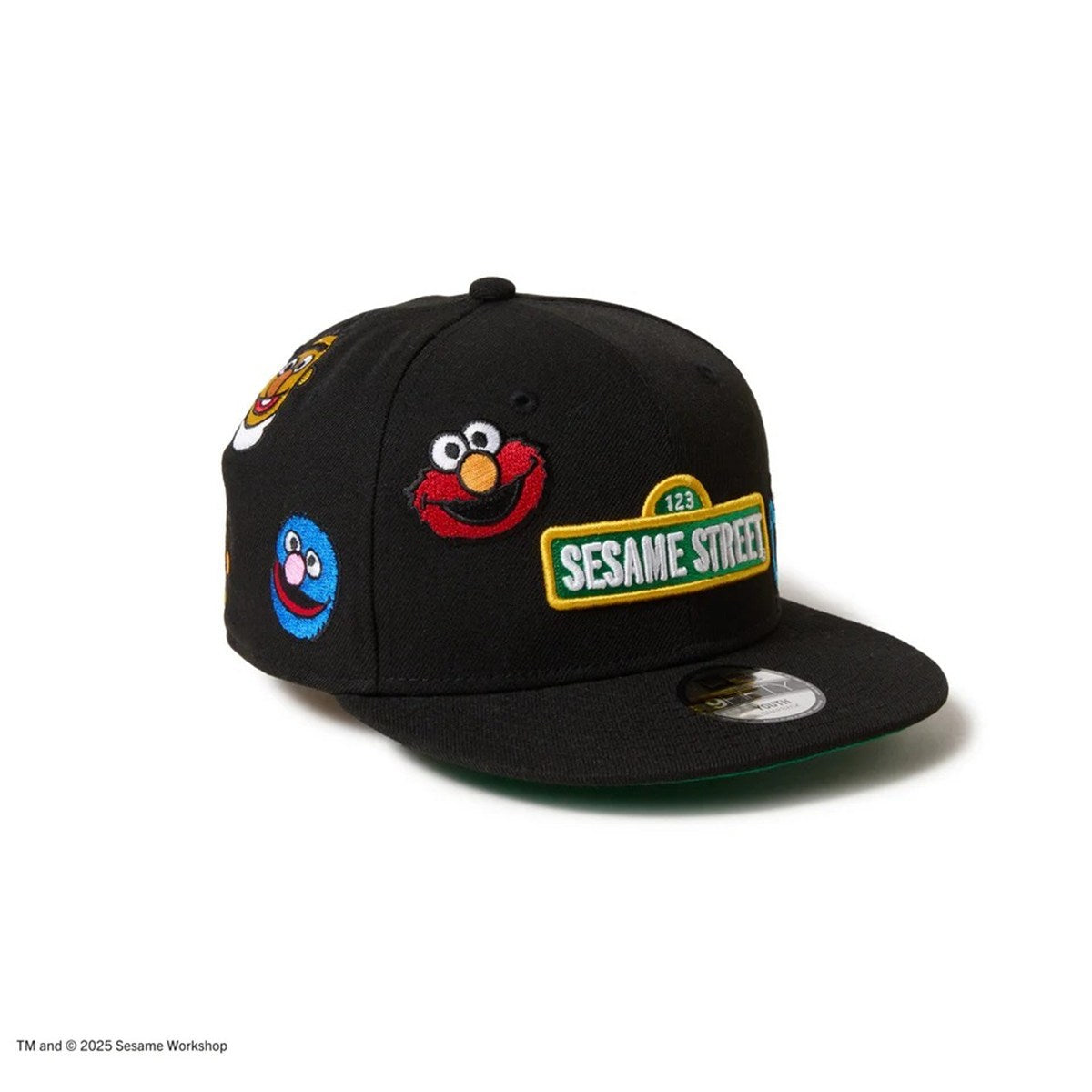 NEW ERA SESAME STREET - Youth 9FIFTY ALLOVER BLACK 【14682463】