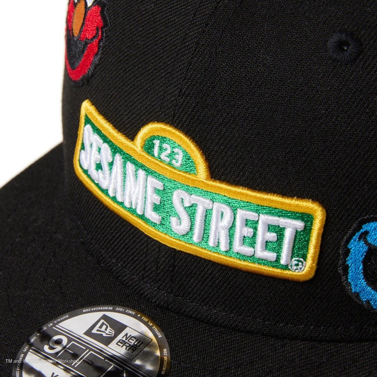 NEW ERA SESAME STREET - Youth 9FIFTY ALLOVER BLACK 【14682463】