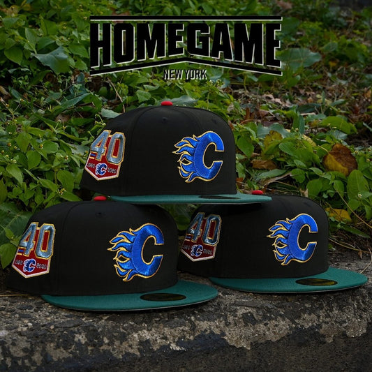 NEW ERA - Calgary Flames CO 59Fifty 40th Anniversary Black/Green