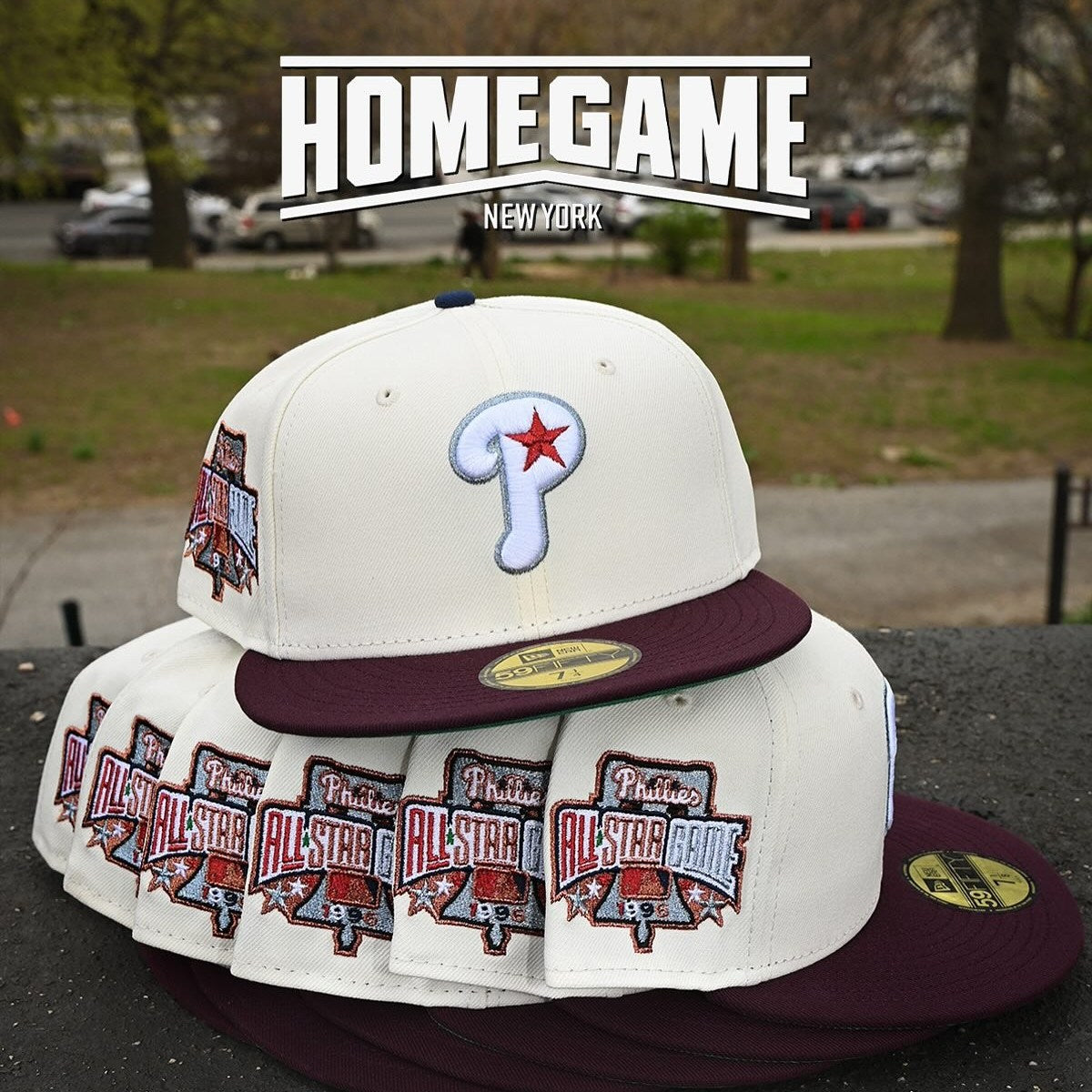 NEW ERA Philadelphia Phillies - 59Fifty 1996 All Star Game Chrome White/Maroon