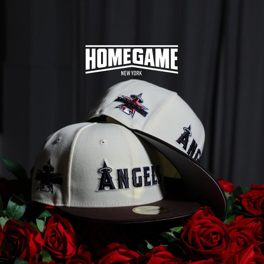 NEW ERA - Anaheim Angels 59Fifty 2010 All Star Game Chrime White/brown