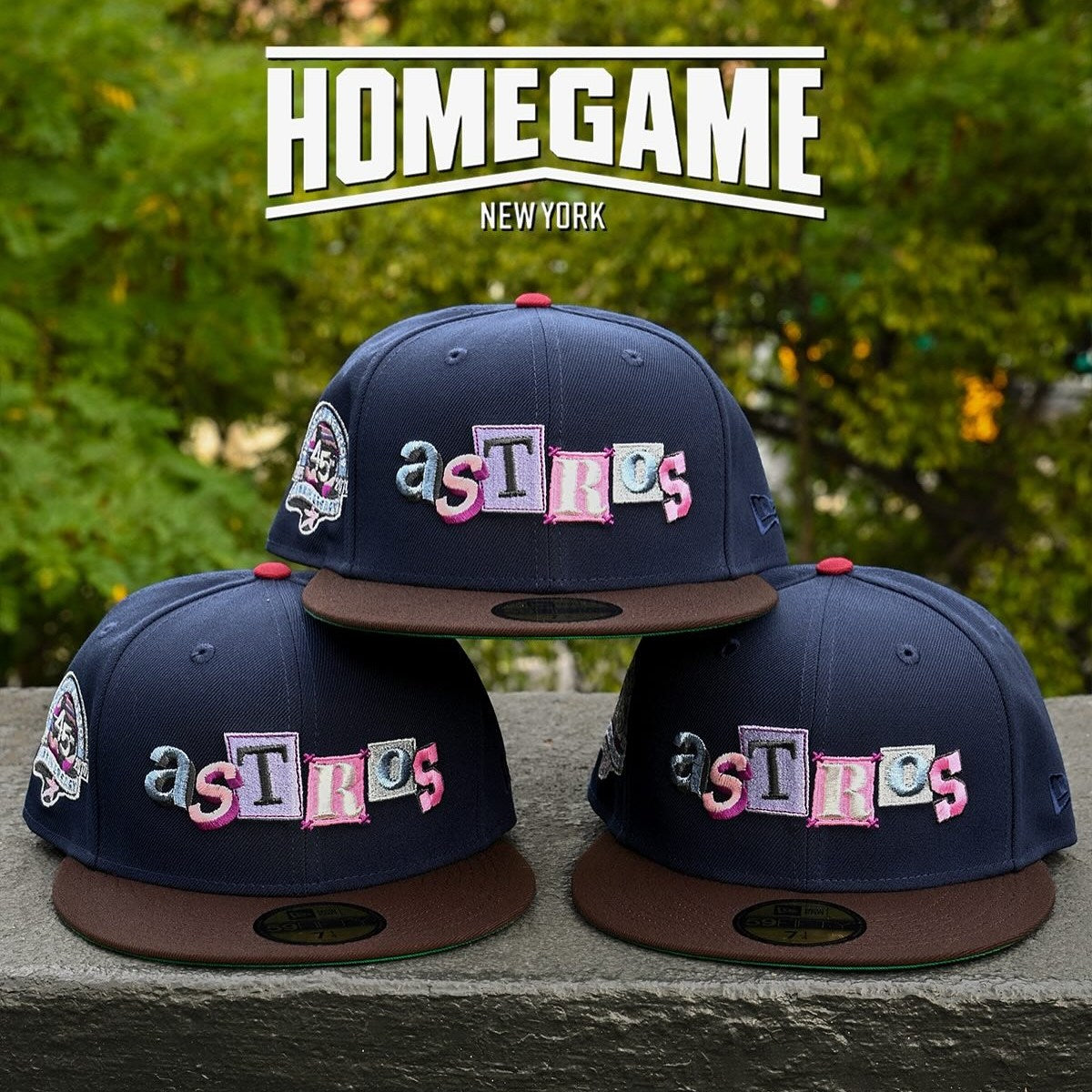 NEW ERA - Houston Astros CO 59FIFTY 45th Anniversary Oceanside Blue/Brown