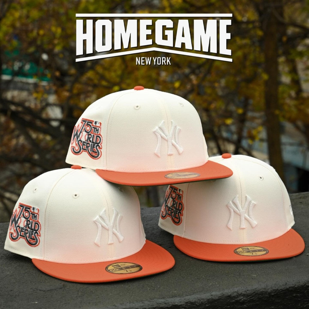 NEW ERA - New York Yankees 59FIFTY 75th World Series Chrome White