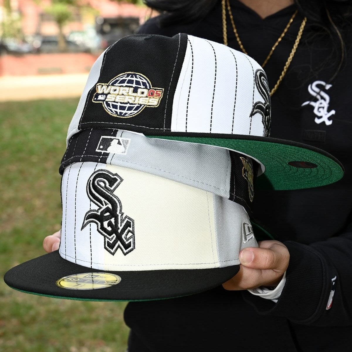 NEW ERA - Chicago White Sox 2005 World Series White/Chrome White/Black