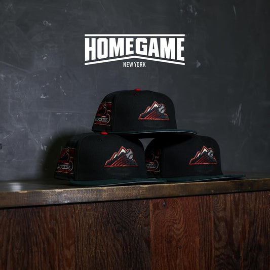 NEW ERA - NOHO NATO Colorado Rockies 59Fifty 25th Season Black/Green