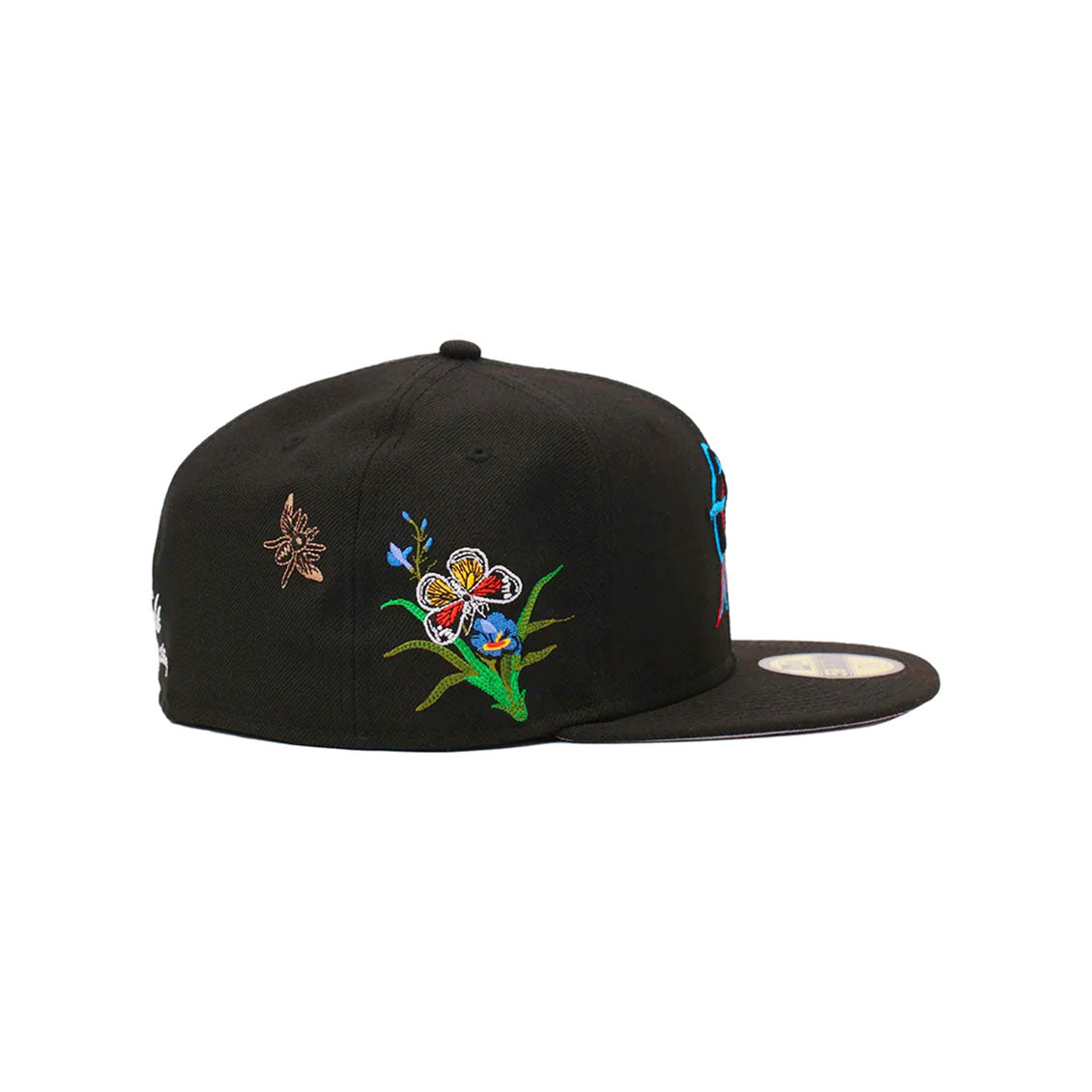 NEW ERA × FELT 邁阿密馬林隊 - 59FIFTY BUTTERFLY GARDEN BLACK