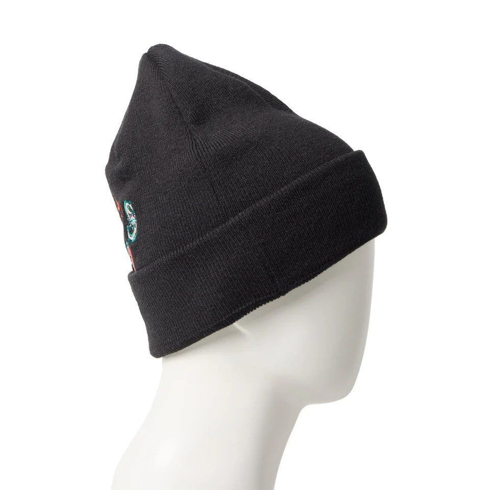 NEW ERA - BASIC CUFF KNIT MLB ALLOVER BLACK 【14670076】