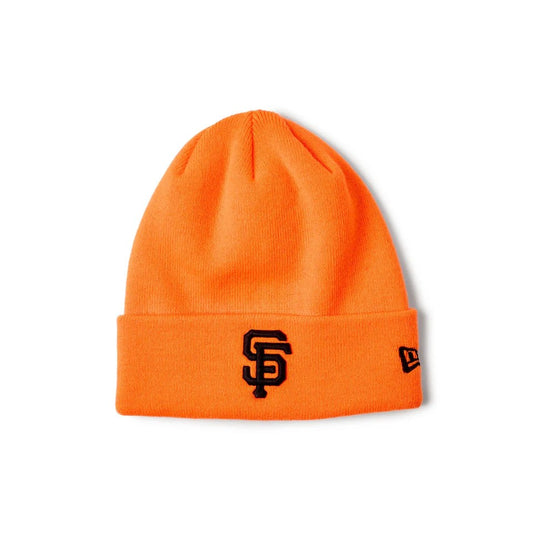 NEW ERA San Francisco Giants - BASIC CUFF KNIT NEON ORANGE 【14670056】