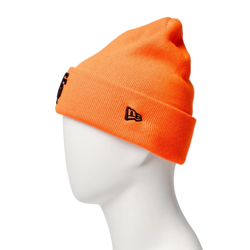 NEW ERA San Francisco Giants - BASIC CUFF KNIT NEON ORANGE 【14670056】