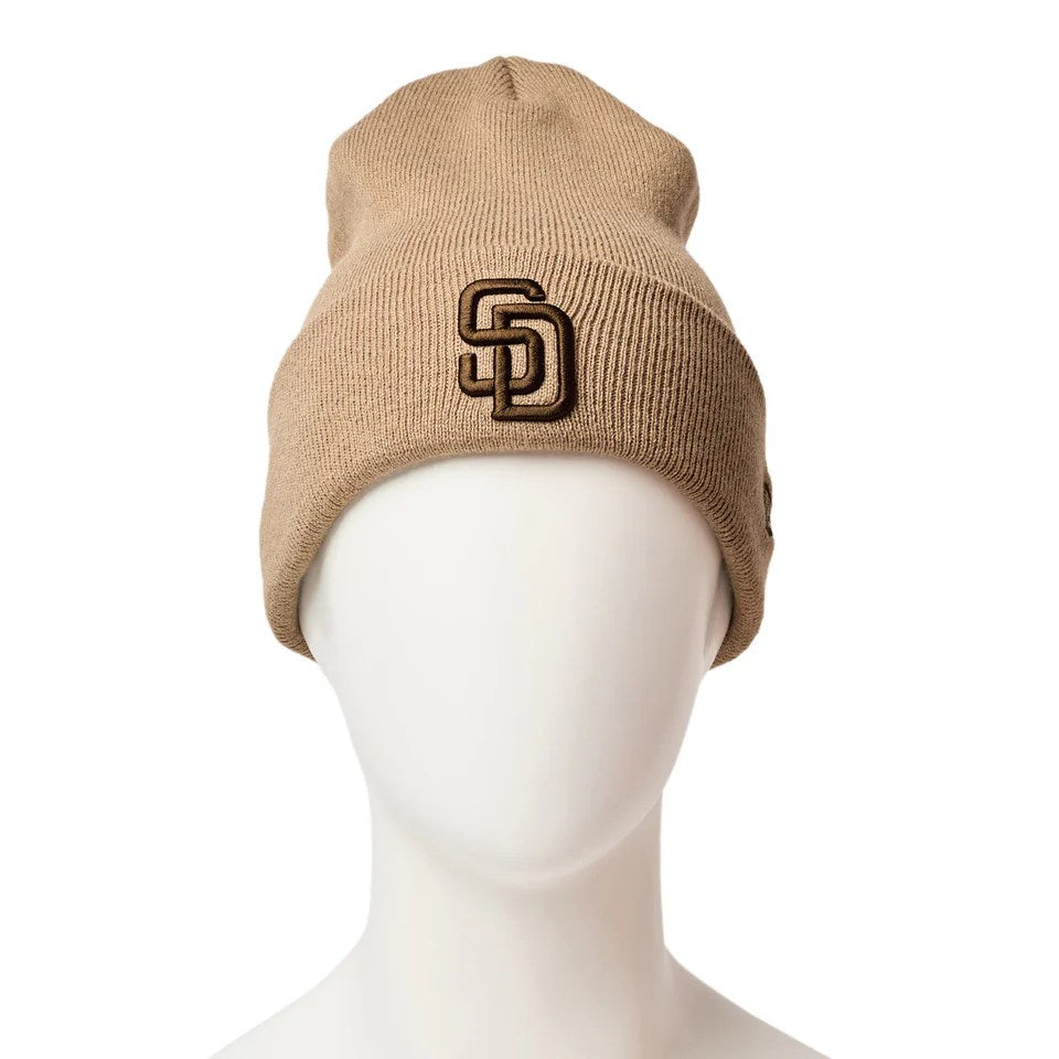 NEW ERA San Diego Padres - BASIC CUFF KNIT BEIGE 【14670057】