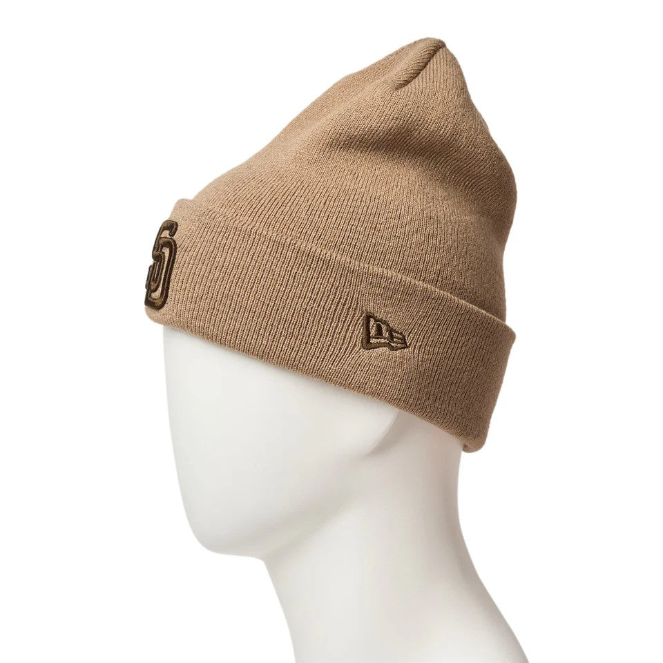 NEW ERA San Diego Padres - BASIC CUFF KNIT BEIGE 【14670057】