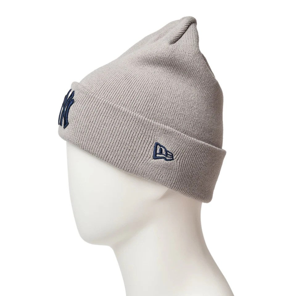 NEW ERA New York Yankees - BASIC CUFF KNIT LIGHT GRAY 【14670066】